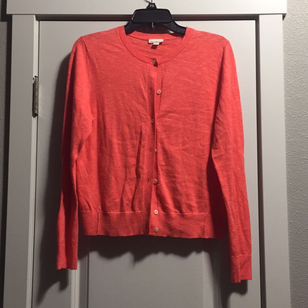 Gap coral cardigan sweater size M